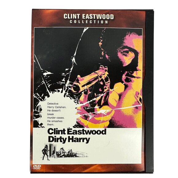 Clint Eastwood Dirty Harry DVD Warner Bros Action Crime 1971 R Region 1 Drama - Picture 1 of 8